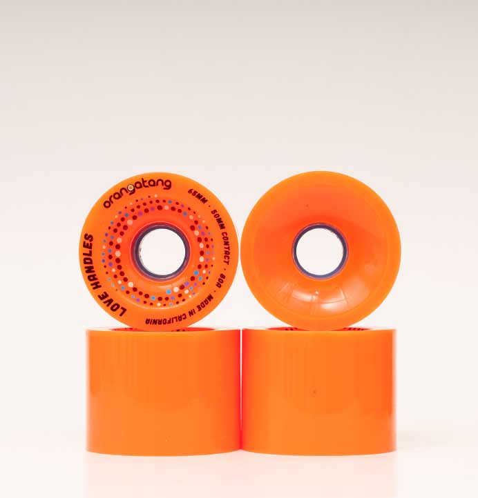 Orangatang Wheels Love Handles 65Mm 80A Orange