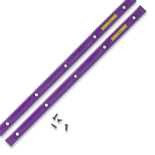 OJ Wheels Juice Bar Skateboard Rails Purple 14" 5-Hole Design