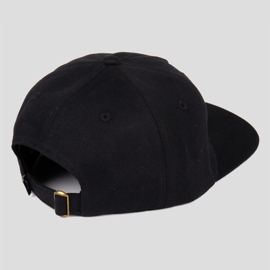 Passport Cap Vessels Black 5 Panel Strapback Pass Port Skateboard Hat