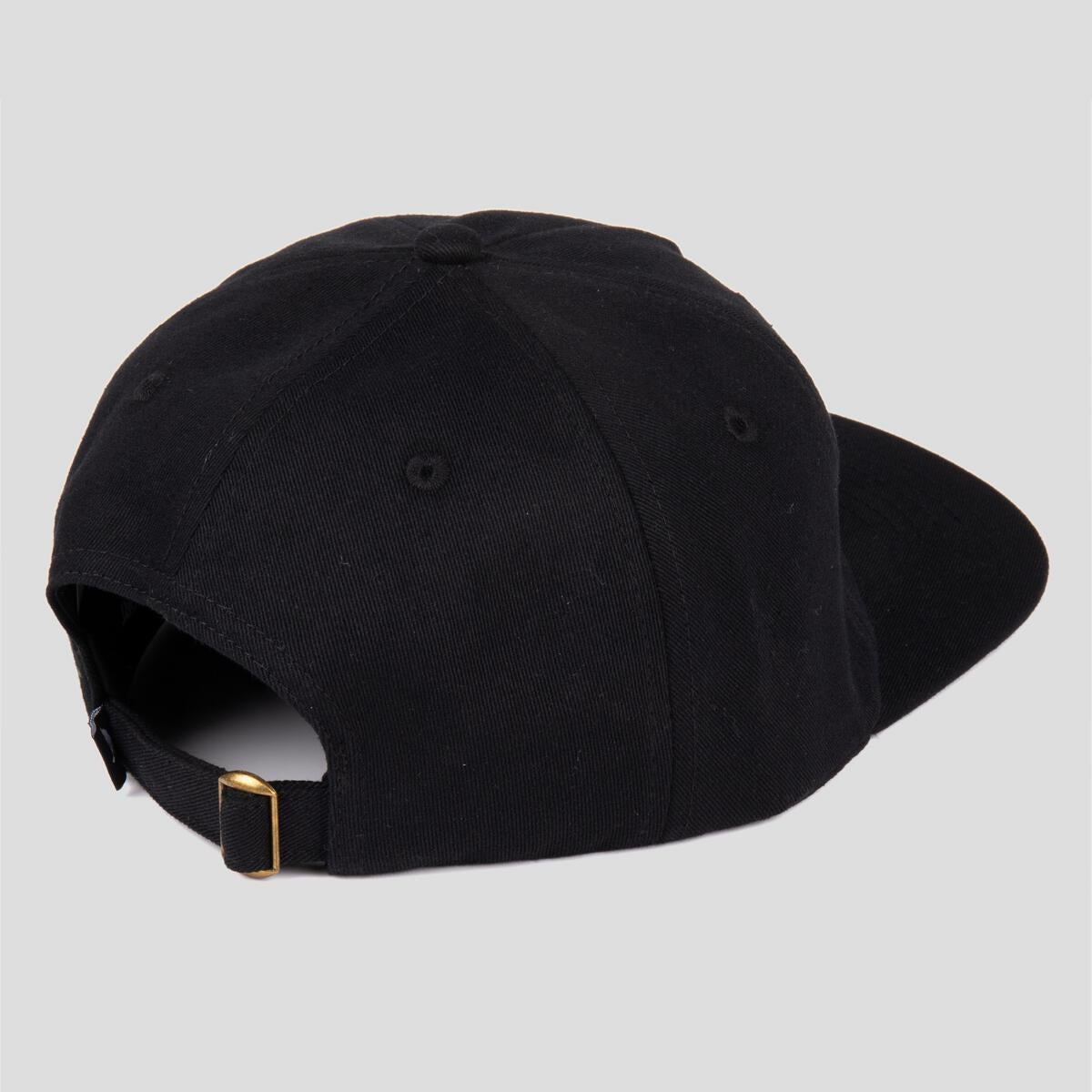 Passport Cap Vessels Black 5 Panel Strapback Pass Port Skateboard Hat