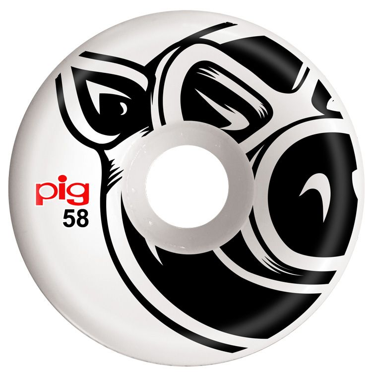 Pig Skateboard Wheels Pig Head Natural 58Mm 101A Pro Line