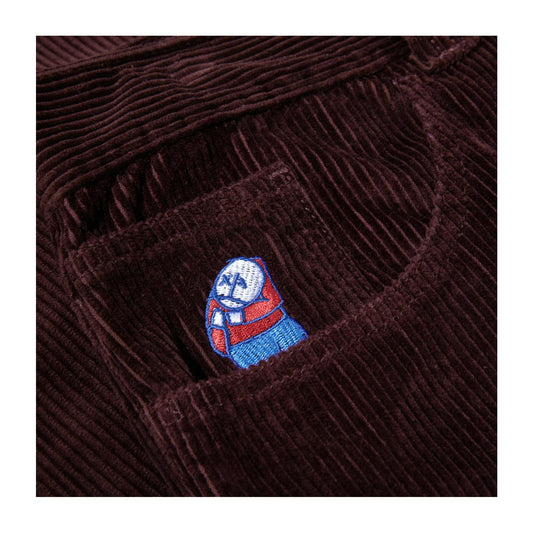 Polar Skate Co Pants Big Boy Cords Bordeaux (Baggy)