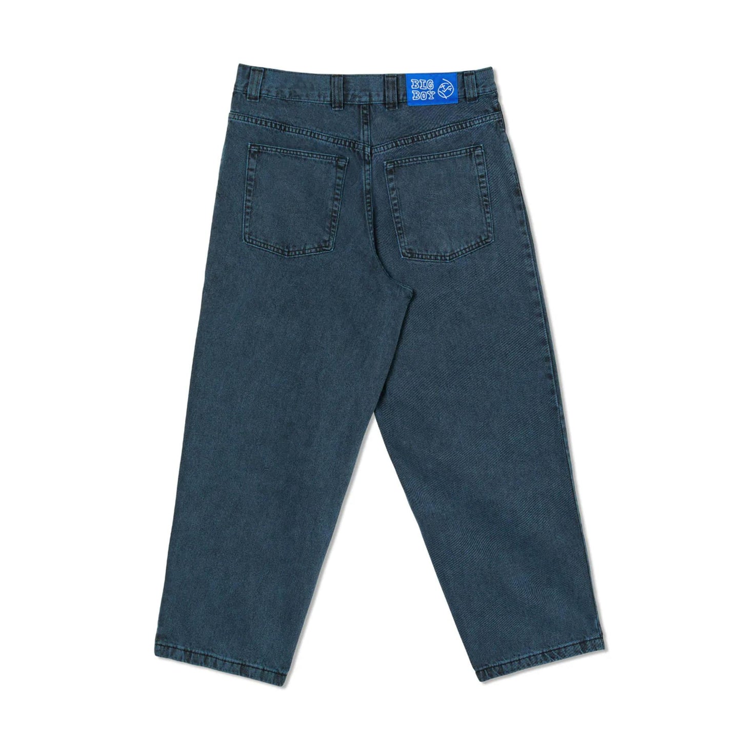 Polar Skate Co Pants Big Boy Jeans Cyan Black Baggy