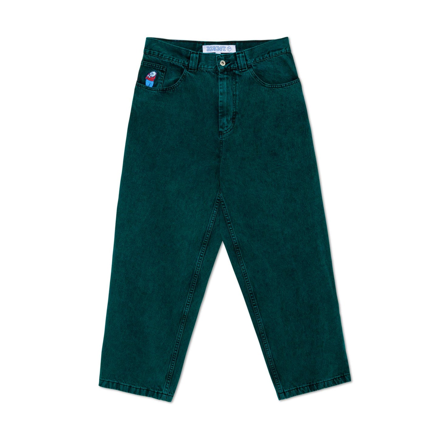 Polar Skate Co Pants Big Boy Jeans Teal Black (Baggy)