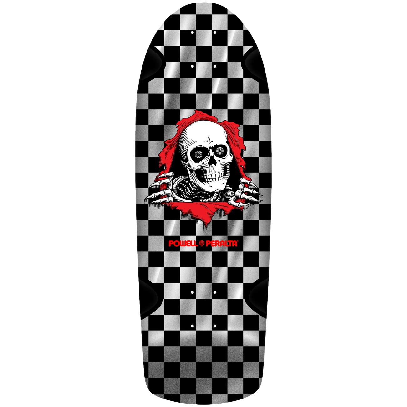 Powell Peralta Deck Ripper Og Checker Silver Foil 10 Reissue