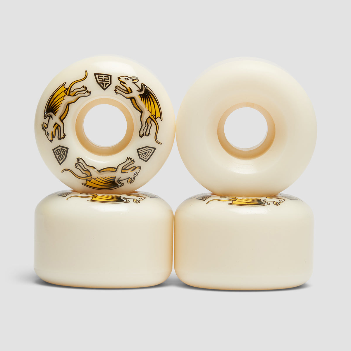Powell Peralta Wheels Dragon Formula Nano Rats 52Mm X 34Mm 88A V4