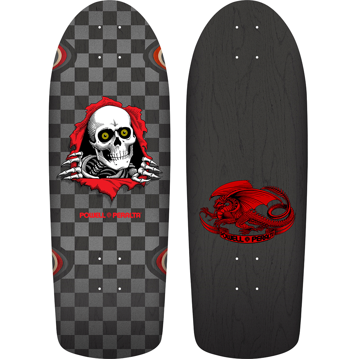 Powell Peralta Deck Ripper Og Checker Metallic Silver Black 10 Reissue