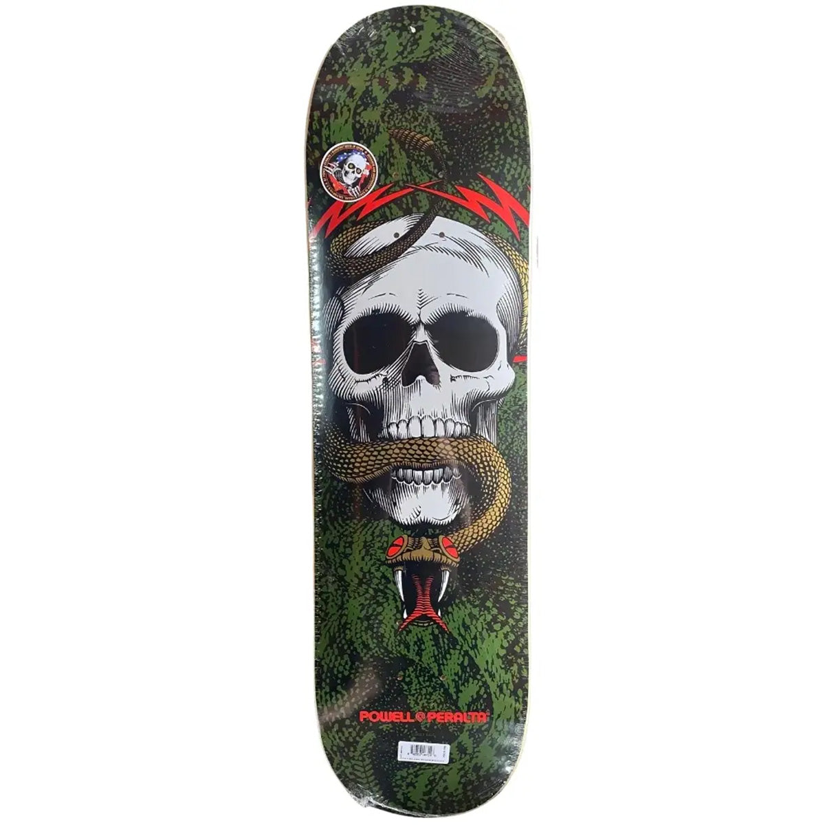Powell Peralta Deck Mike Mcgill Skull Snake Black Green 8 25 Birch