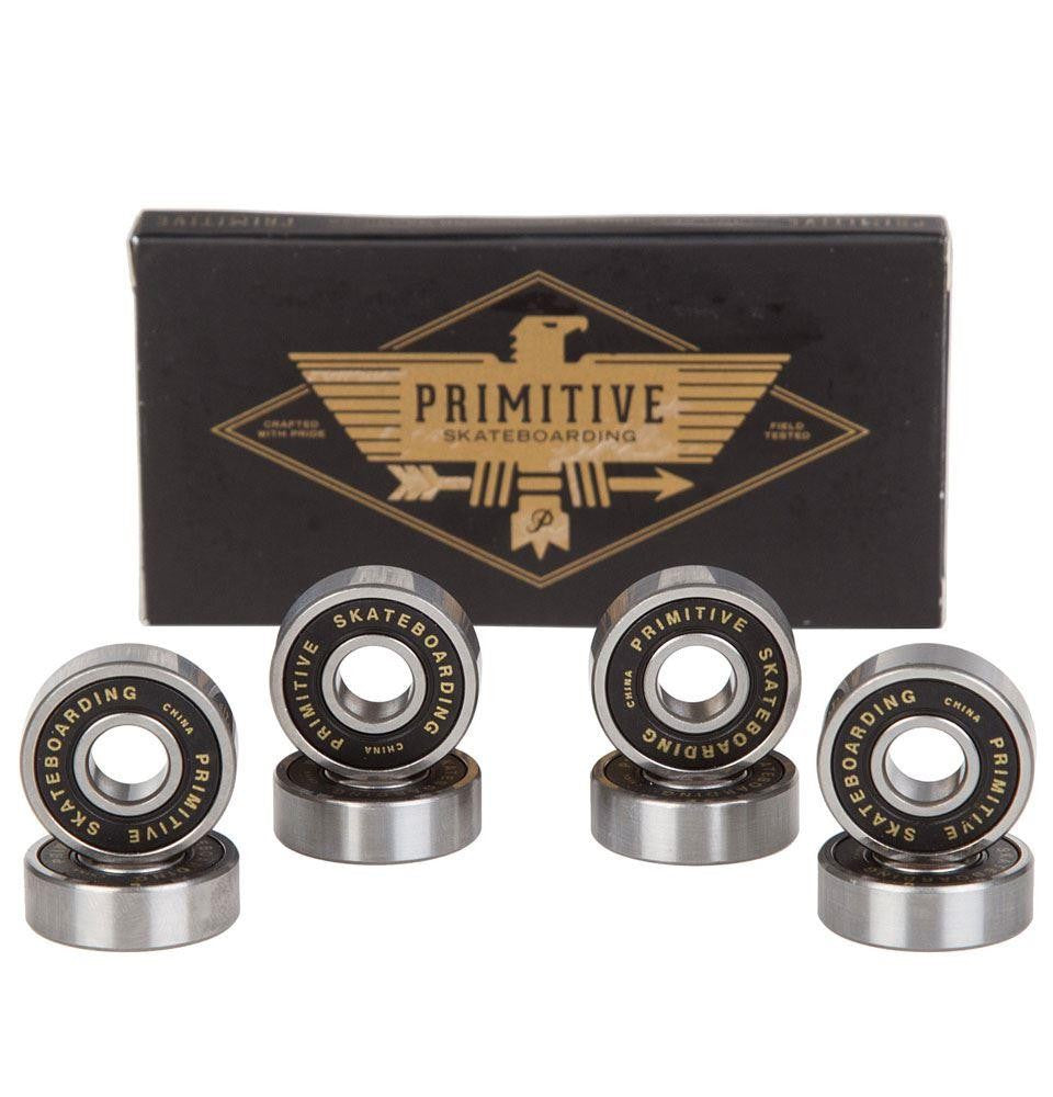 Primitive Skateboard Bearings Premium Black Gold