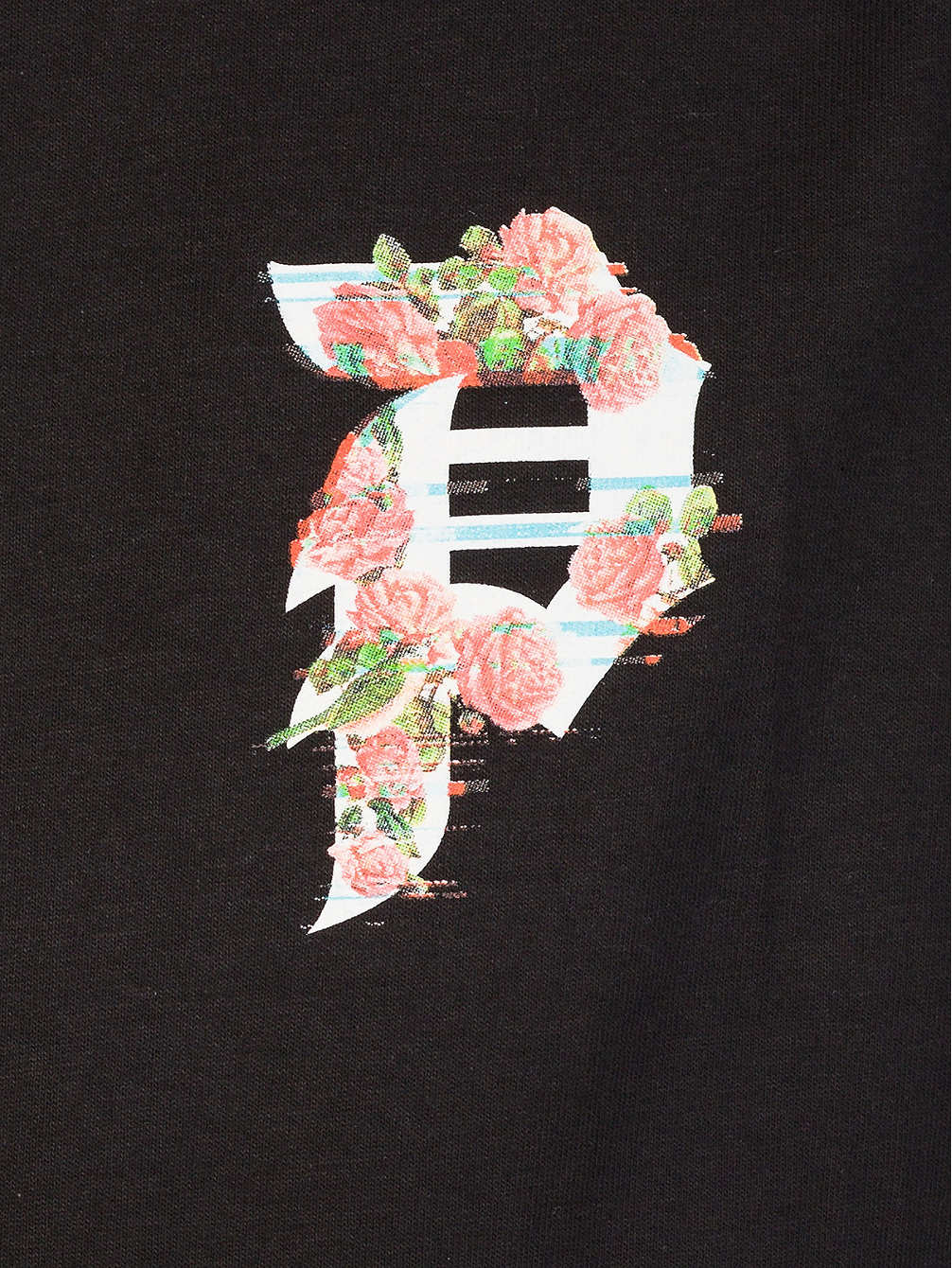 Primitive Skateboard Tee Dirty P Glitch Black Mens T Shirt