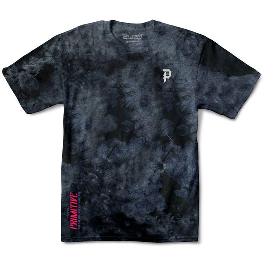 Primitive Tee Goku Black Rose Wash Black Dragon Ball Z Skateboard T Shirt Dbz