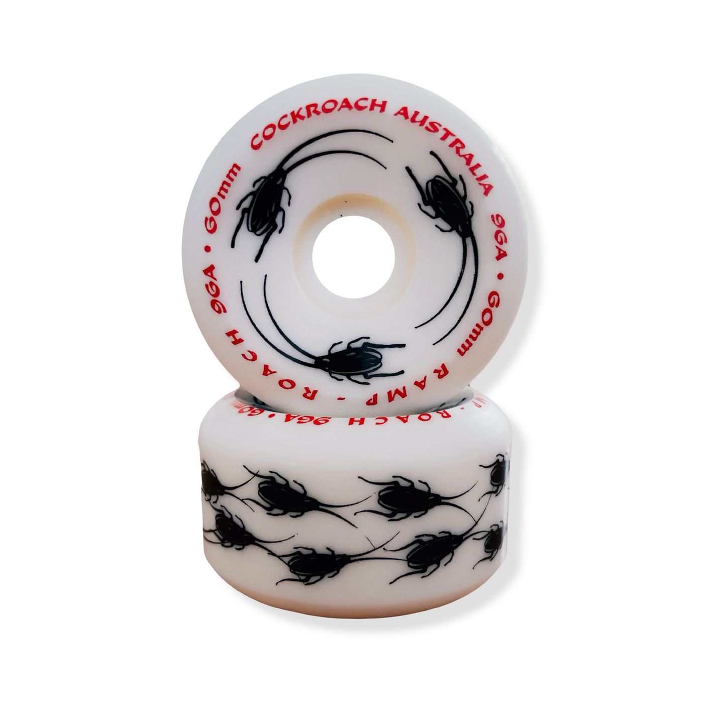 Cockroach Wheels Ramp Roach 60mm 96A - White