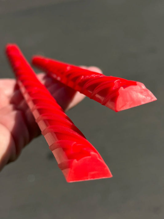 Slappy Rails Red Lines 13.5" 4-Hole Design