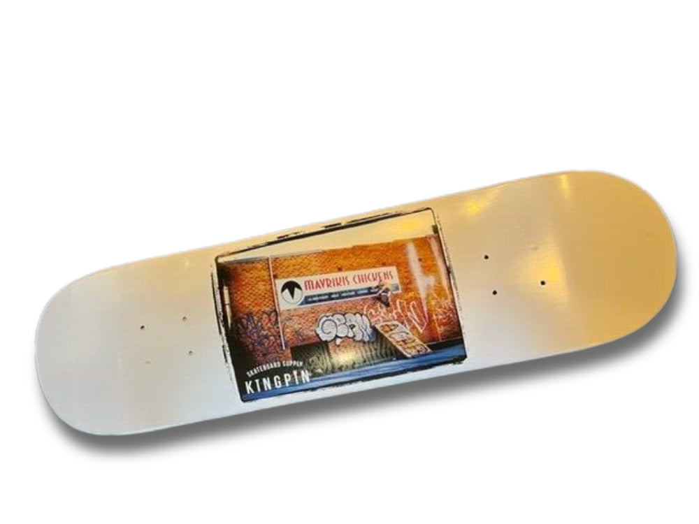 Kingpin Skate Supply Mavs Chicken Shop Skateboard Deck