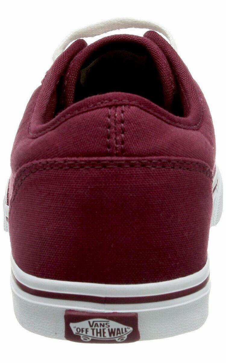 Vans Shoes Atwood Low Canvas Burgundy White US SIZE Skateboard Sneakers