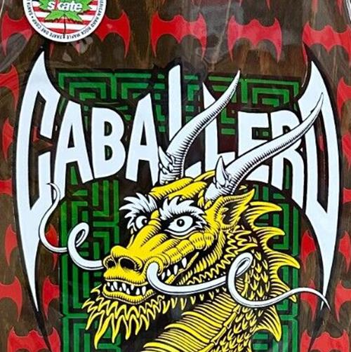 Powell Peralta Deck Cab Street Dragon Red Brown Stain 9.625" Reissue