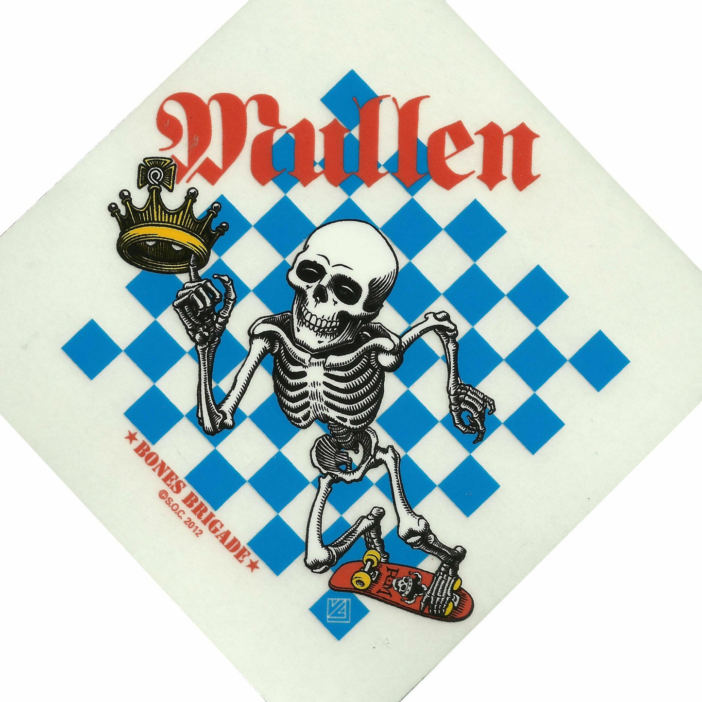 Powell Peralta Sticker Bones Brigade Rodney Mullen Chess Reissue Skate Decal