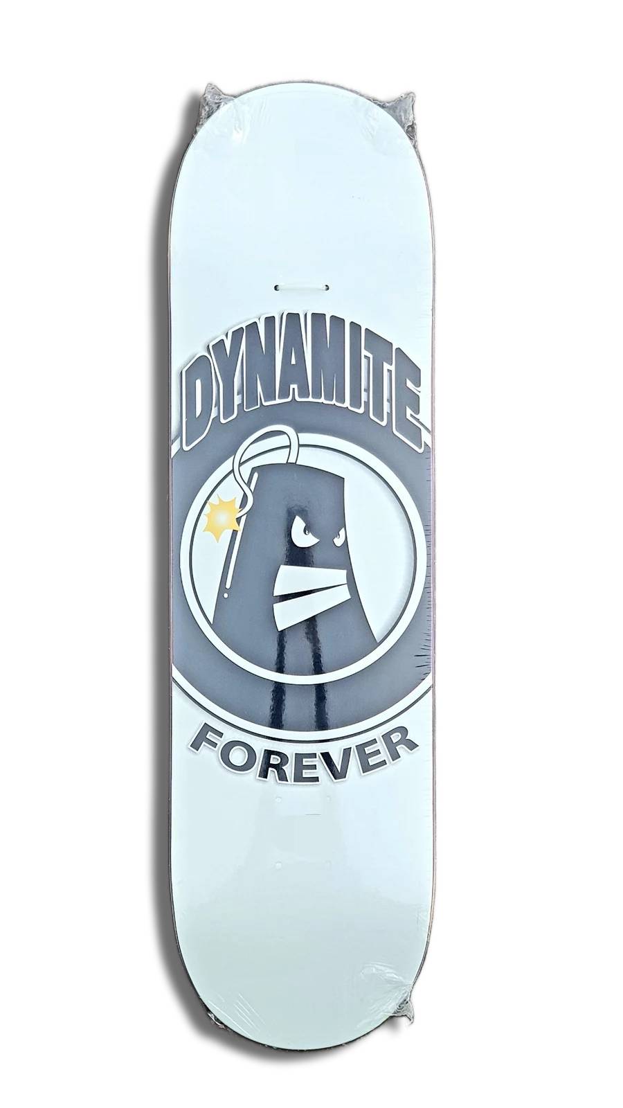 Dynamite Forever Complete Skateboard Icon White 8" (Glow In The Dark)