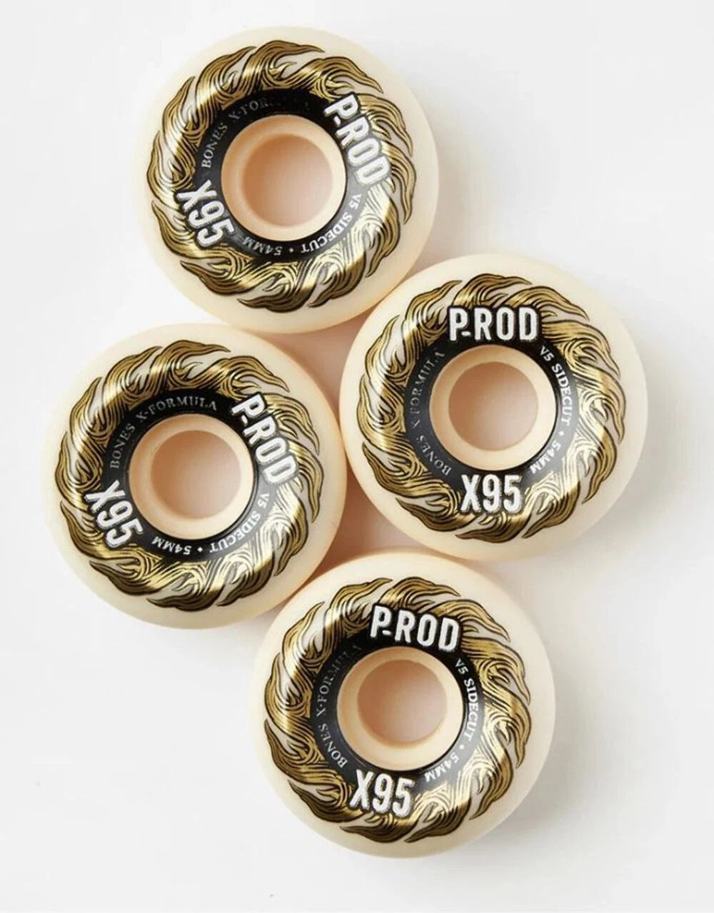 Bones Wheels P Rod Pro X Formula 53Mm X95 V5 Sidecuts