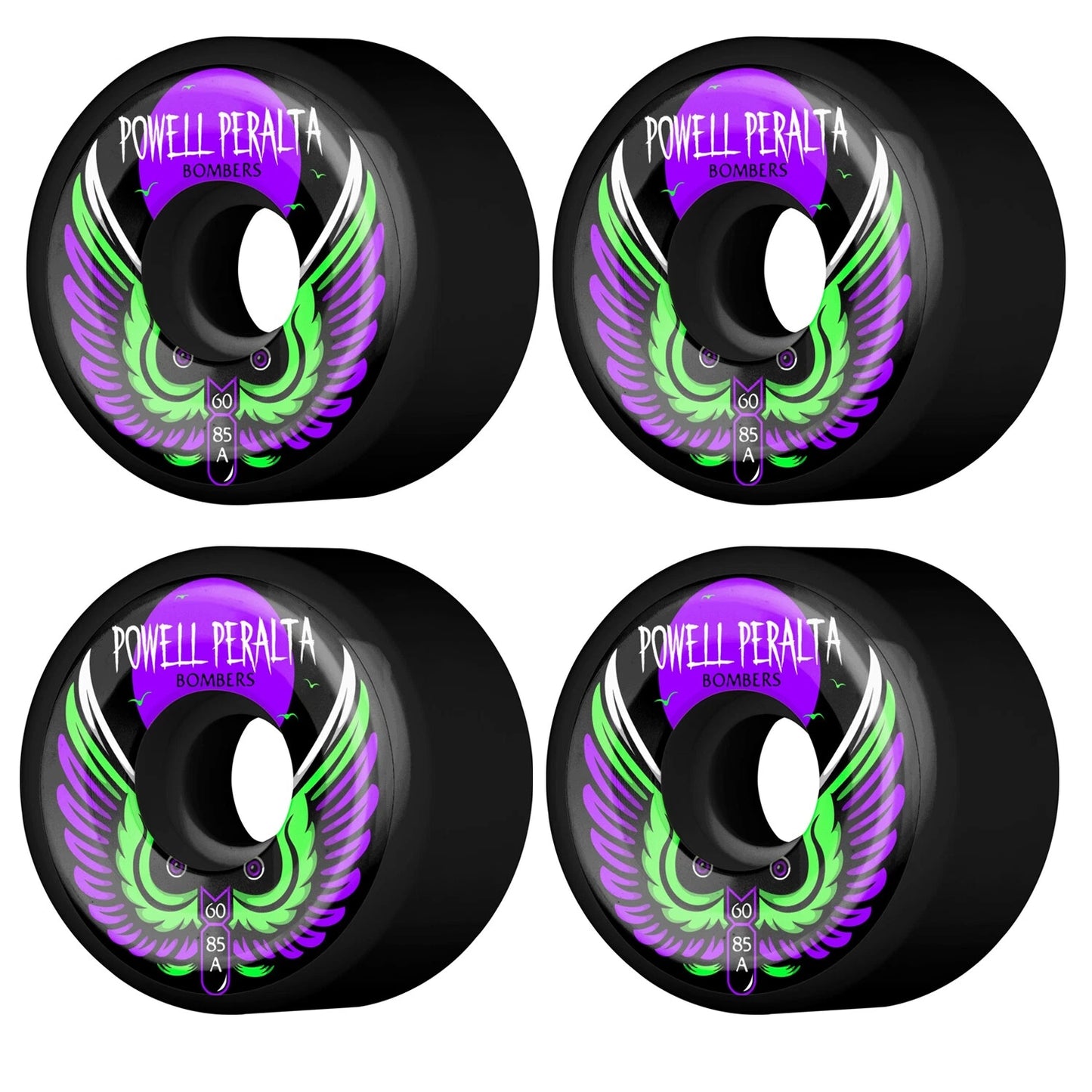 Powell Peralta Wheels Bomber Iii 60Mm 85A Black