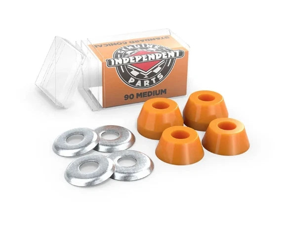 Independent Bushings 90A Medium Orange Conical Indy Skateboard Truck Rubbers
