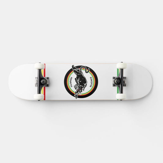 Kingpin Skate Supply Complete Panther White 8" Deck Tensor Trucks Darkstar Wheel
