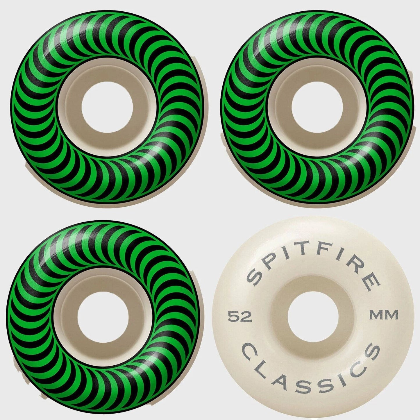 Spitfire Wheels Og Classics 52Mm 99A Green Swirl