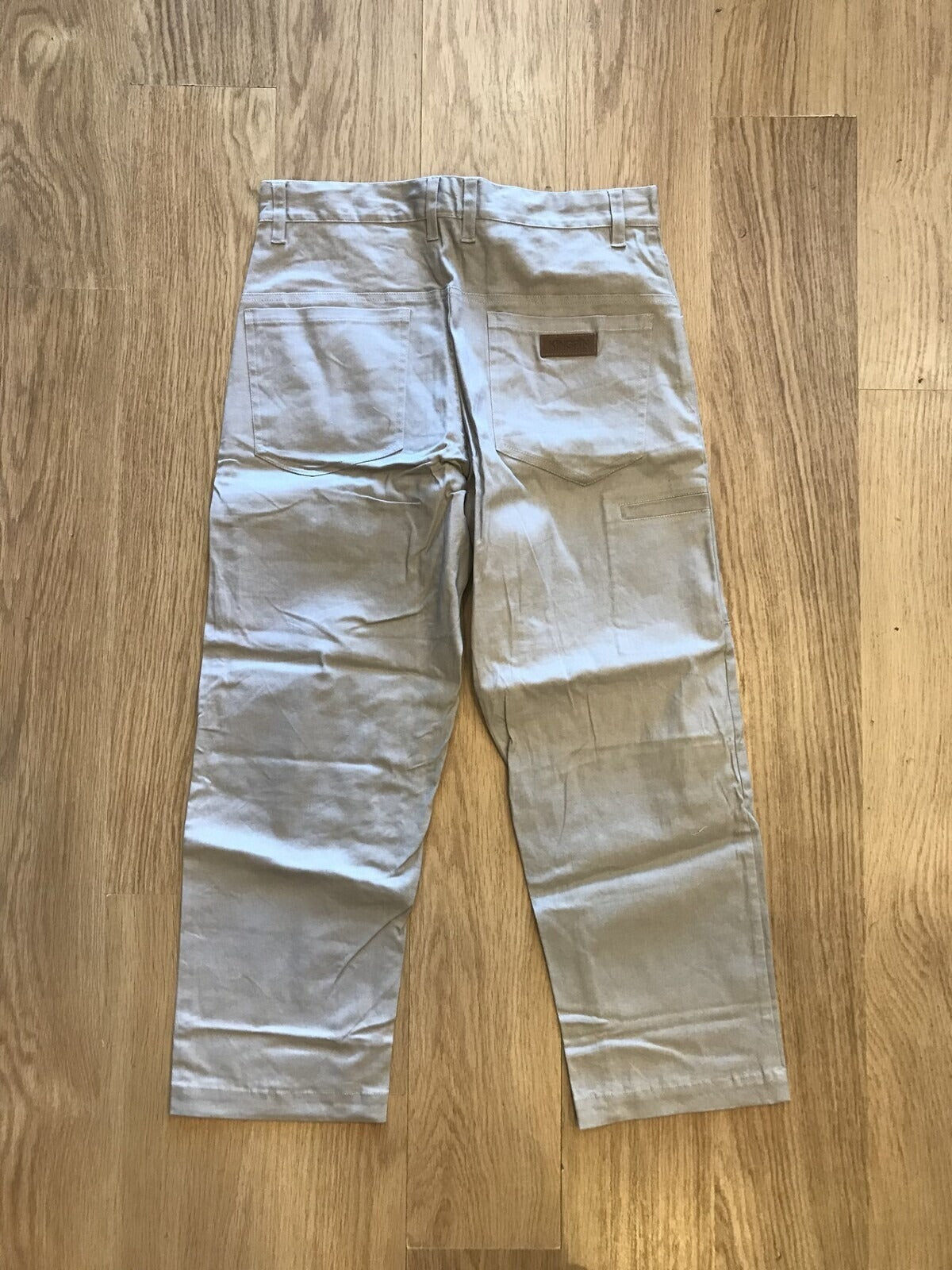 Kingpin Skate Supply Baggy Work Pants Bone w/ Utility Stash Pocket