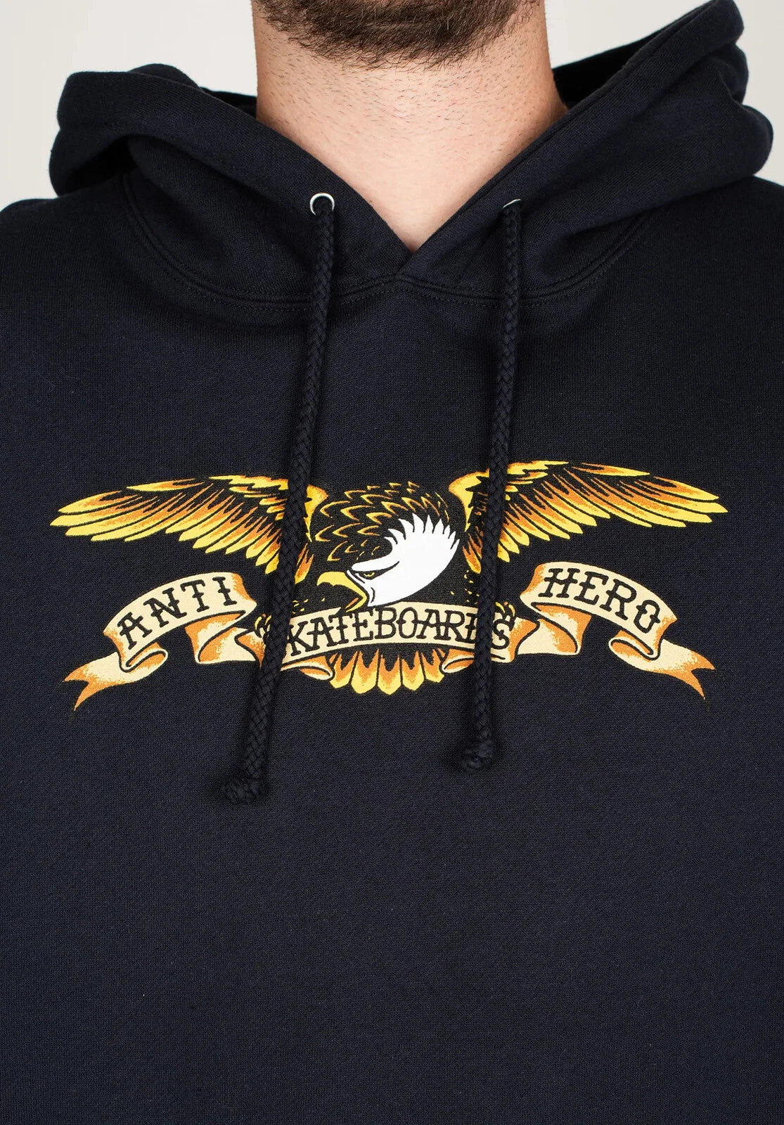Anti Hero Hood Eagle black blue jumper sweater hoody hoodie
