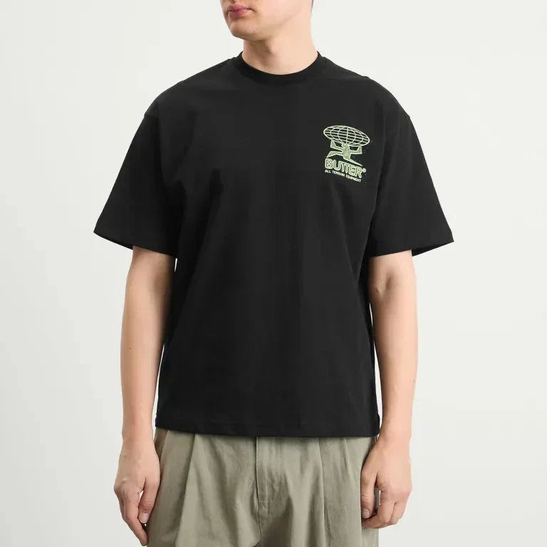 Butter Goods - Terrain Tee Black Shirt T-Shirt Short Sleeve Buttergoods