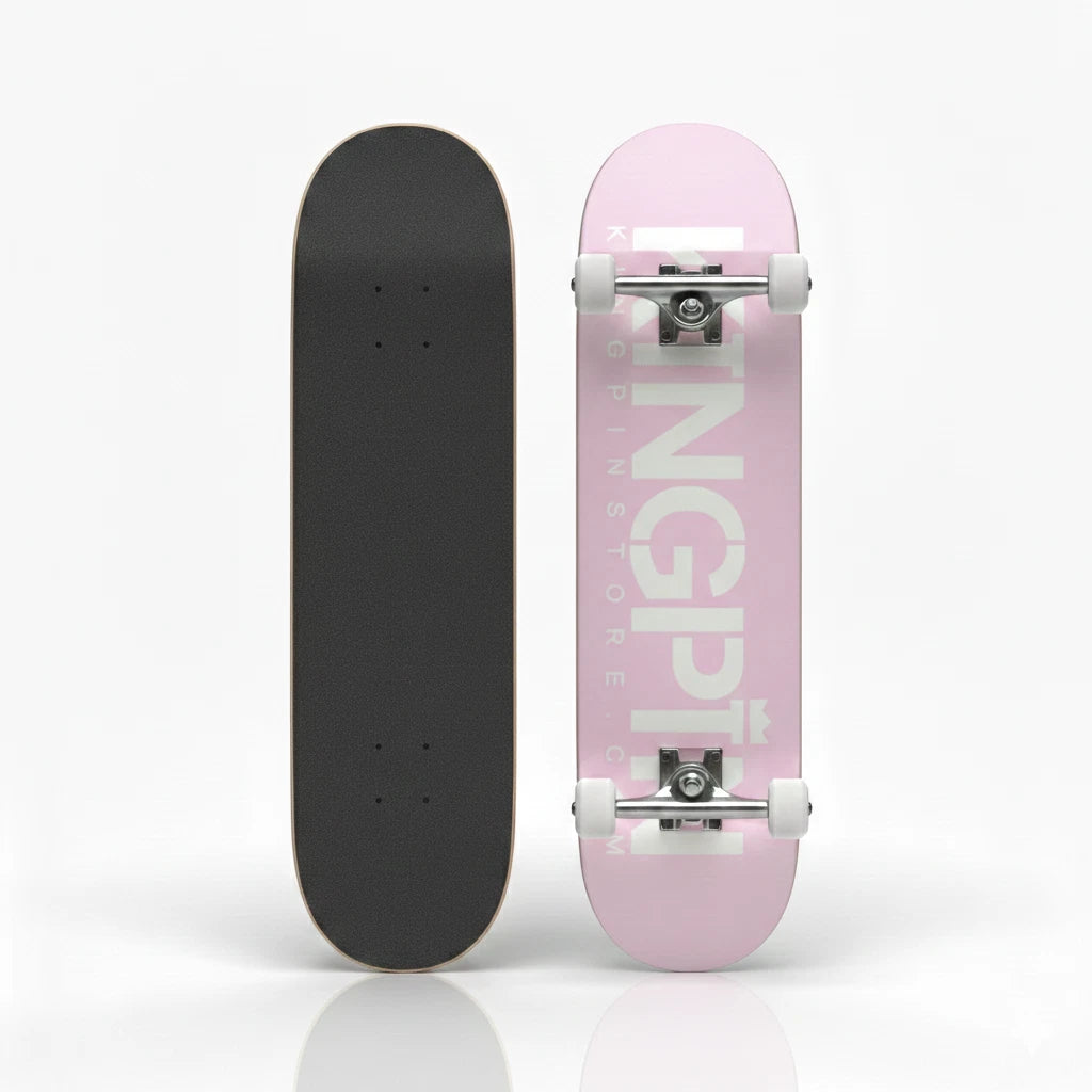 Kingpin Skate Supply Complete OG Logo Pastel Pink 7.25" Mini