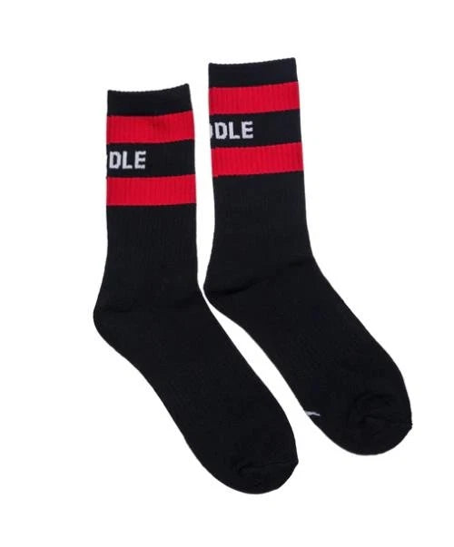 Hoddle Old English Socks Black