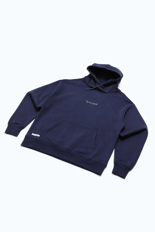free jazz Classic Hoodie Navy jumper sweater