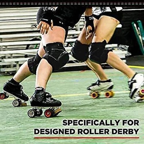 187 Killer Pads Pro Derby Knee Pads Black White