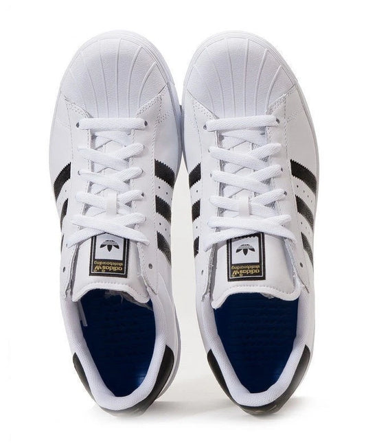 Adidas Superstar Vulc Adv Skate Shoes White Black