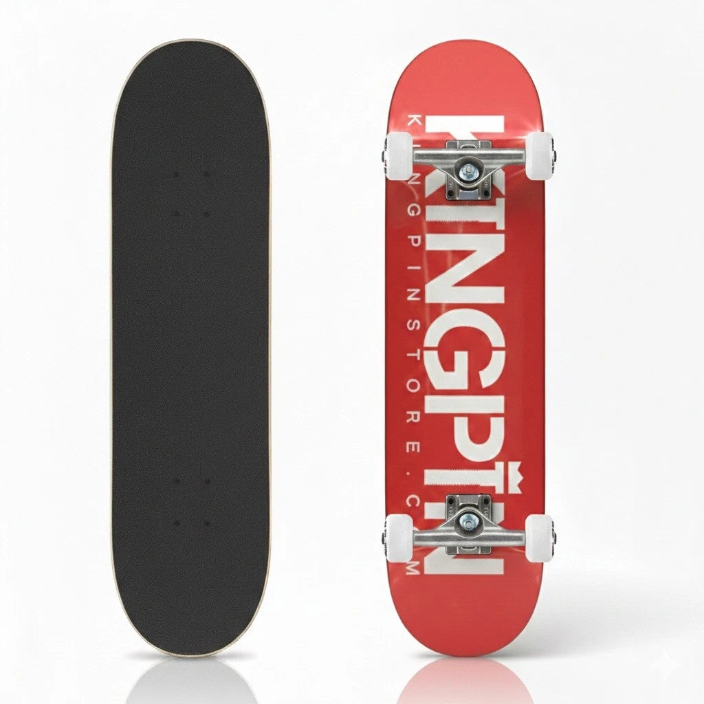 Kingpin Skate Supply Complete OG Logo Supreme Red 7.25" Mini