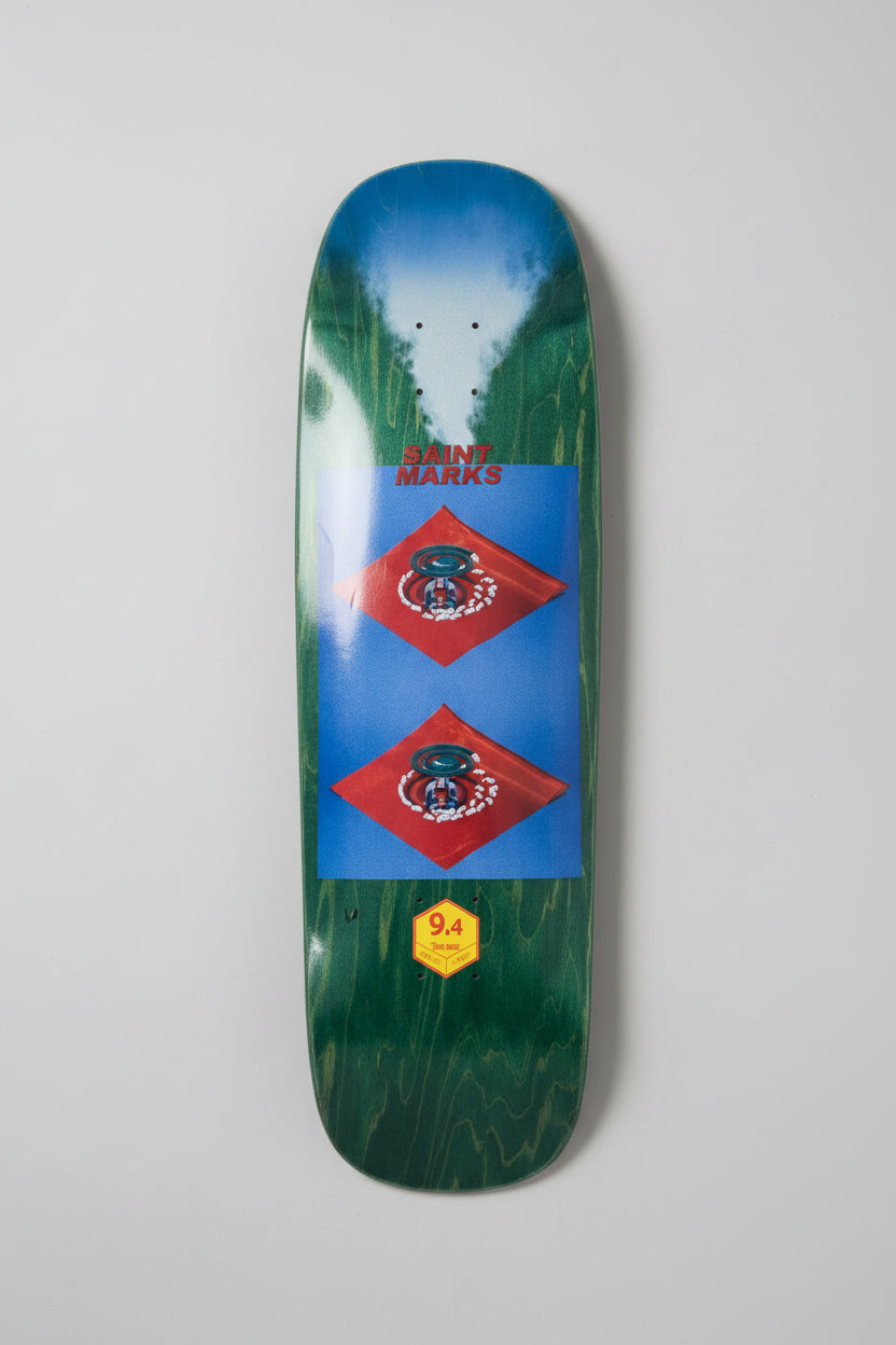 Saint Marks Mosquito Coils Shaped Skateboard Deck 9 4