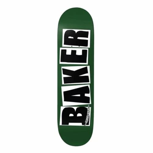 Baker Skateboard Deck Brand Logo Forest Green 8 38