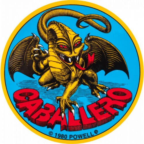 Powell Peralta Sticker Bones Brigade Cab Original Dragon Reissue Steve Caballero