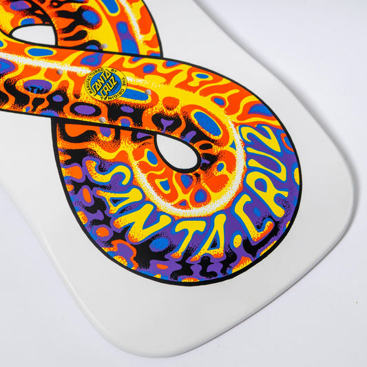Santa Cruz Skateboard Deck Jeff Kendall Snake White 9.975" Reissue