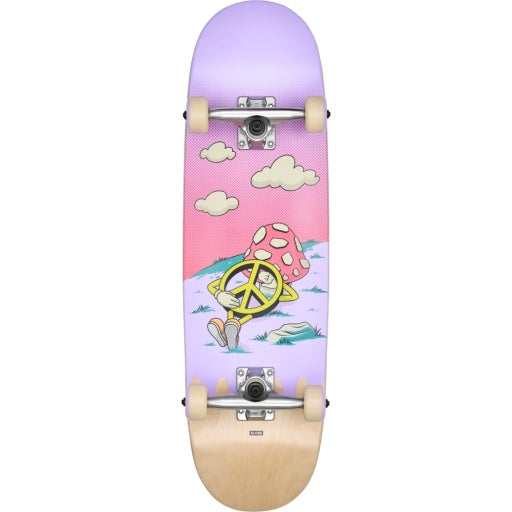 Globe Kids Grip 95 Mid 8 25 Complete Skateboard Peace Man
