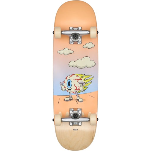 Globe Kids Grip 95 Mini 7 9 Complete Skateboard Flaming Eye