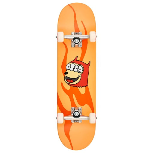 Deca Dex Mid 7 6 Complete Skateboard Orange