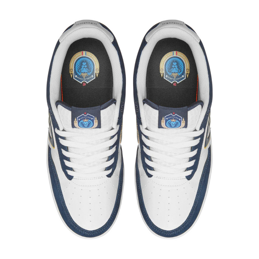Etnies Shoes Aurelien Michelin White Navy Gold US SIZE Skateboard Sneakers