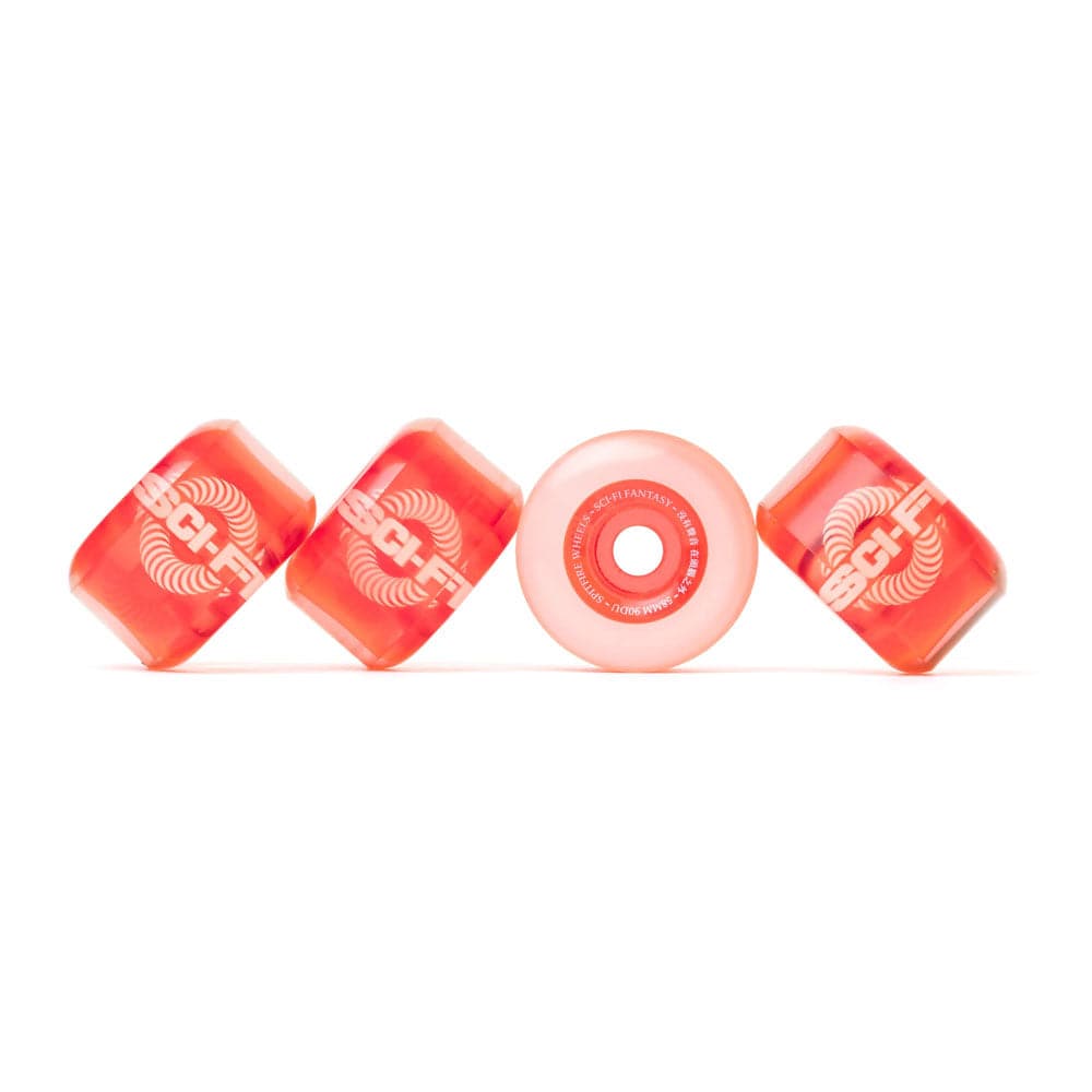 Spitfire Wheels Sapphire x Sci-Fi Fantasy Clear Orange 58mm 90d