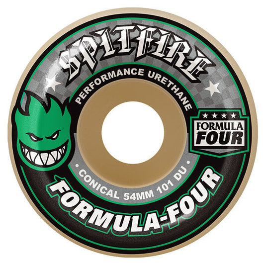 Spitfire Skateboard Wheels F4 Conical 54Mm 101D Formula Four
