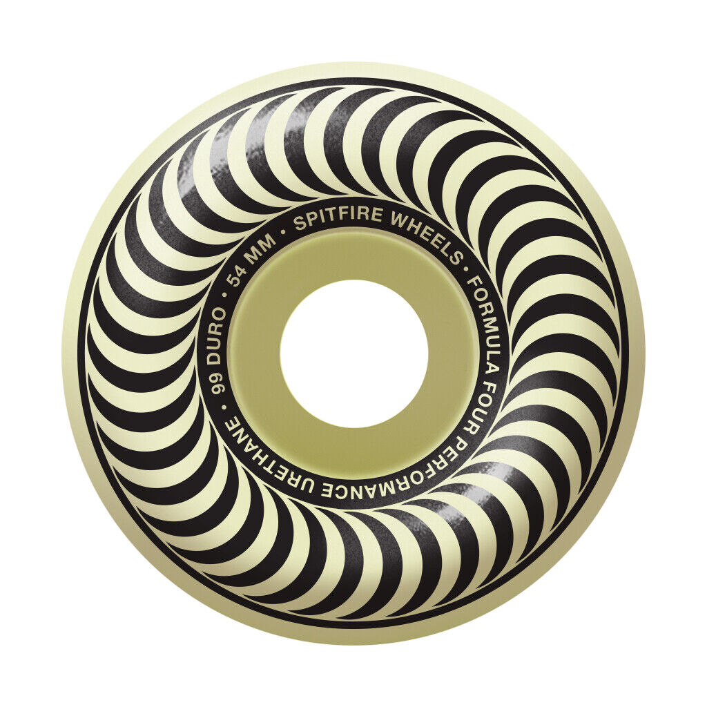 Spitfire Wheels F4 Glow In The Dark Classic Swirl 54Mm 99D Formula Four