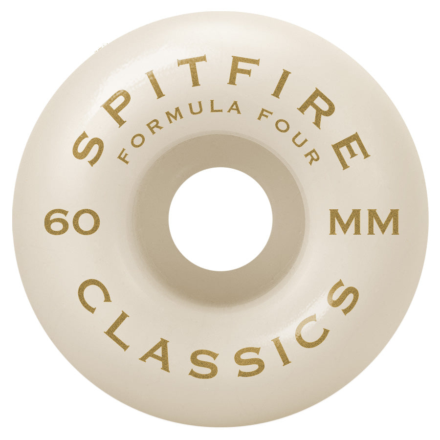 Spitfire Wheels F4 101d Classic Swirl 60mm Red Formula Four