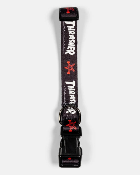 Thrasher Skategoat Dog Collar 1 Black