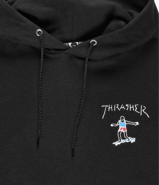 Thrasher Hood Gonz Mini Logo Black Art By The Gonz Skateboard Jumper Sweater